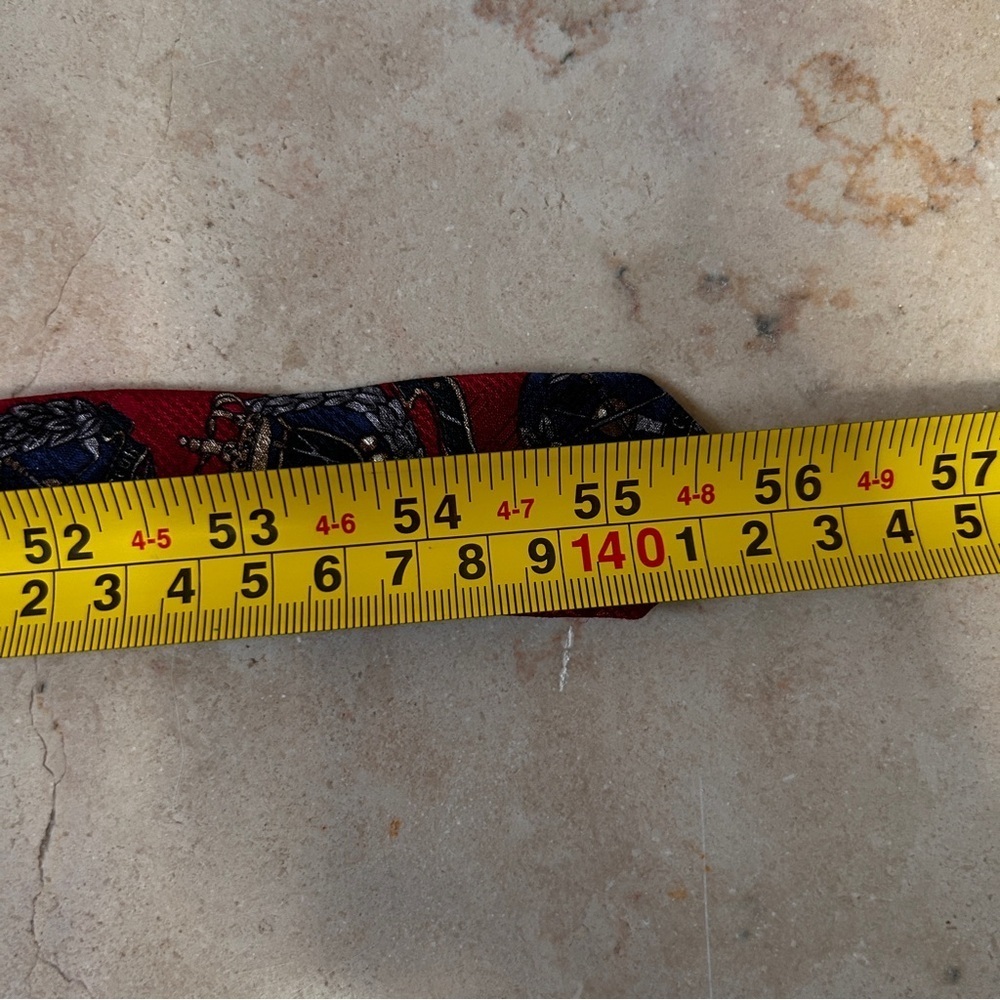 James Windsor 100% Silk Tie Mens Size 55" x 4" Golf Theme - Picture 8 of 8